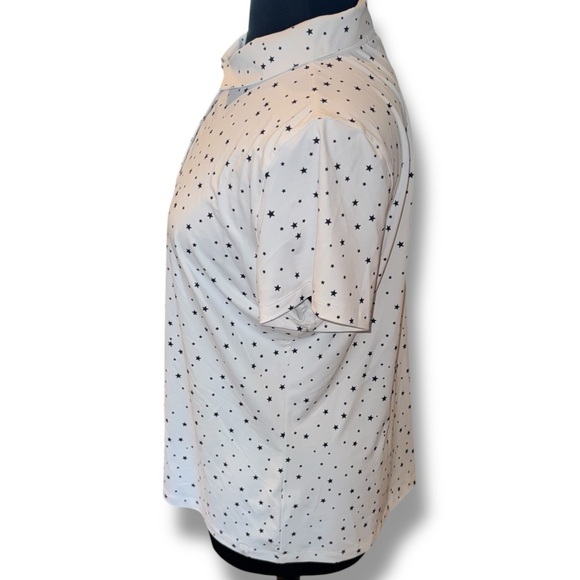LADY HAGEN Women’s USA Mini Star Golf Polo - XXL Mini Star White - Picture 4 of 12